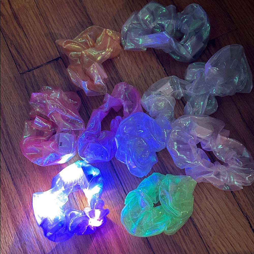 Iridescent Scrunchie Set